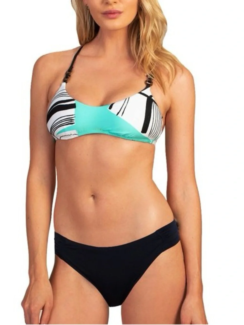 Trina Turk Copacabana Bikini Set - Mint & Black Print